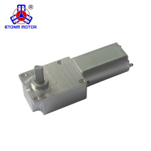 Double shaft Brushed motor DC 6v 2rpm high torque with small worm gearbox